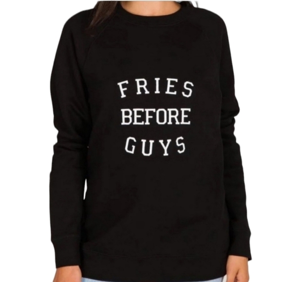 Black Graphic Sweatshirt - Picture 1 of 7
